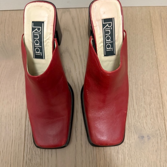 Rinaldi leather heeled mule - Picture 4 of 6